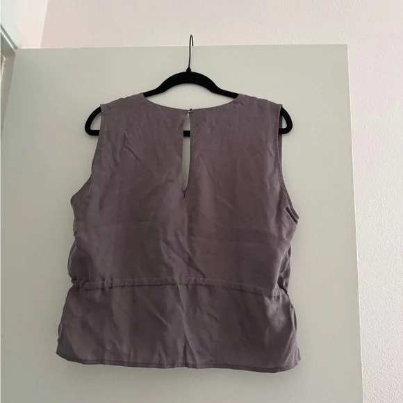 NWT Travis Mathew “Fine Wine Tank” Purple Sleeveless Blouse size Large - Picture 7 of 9